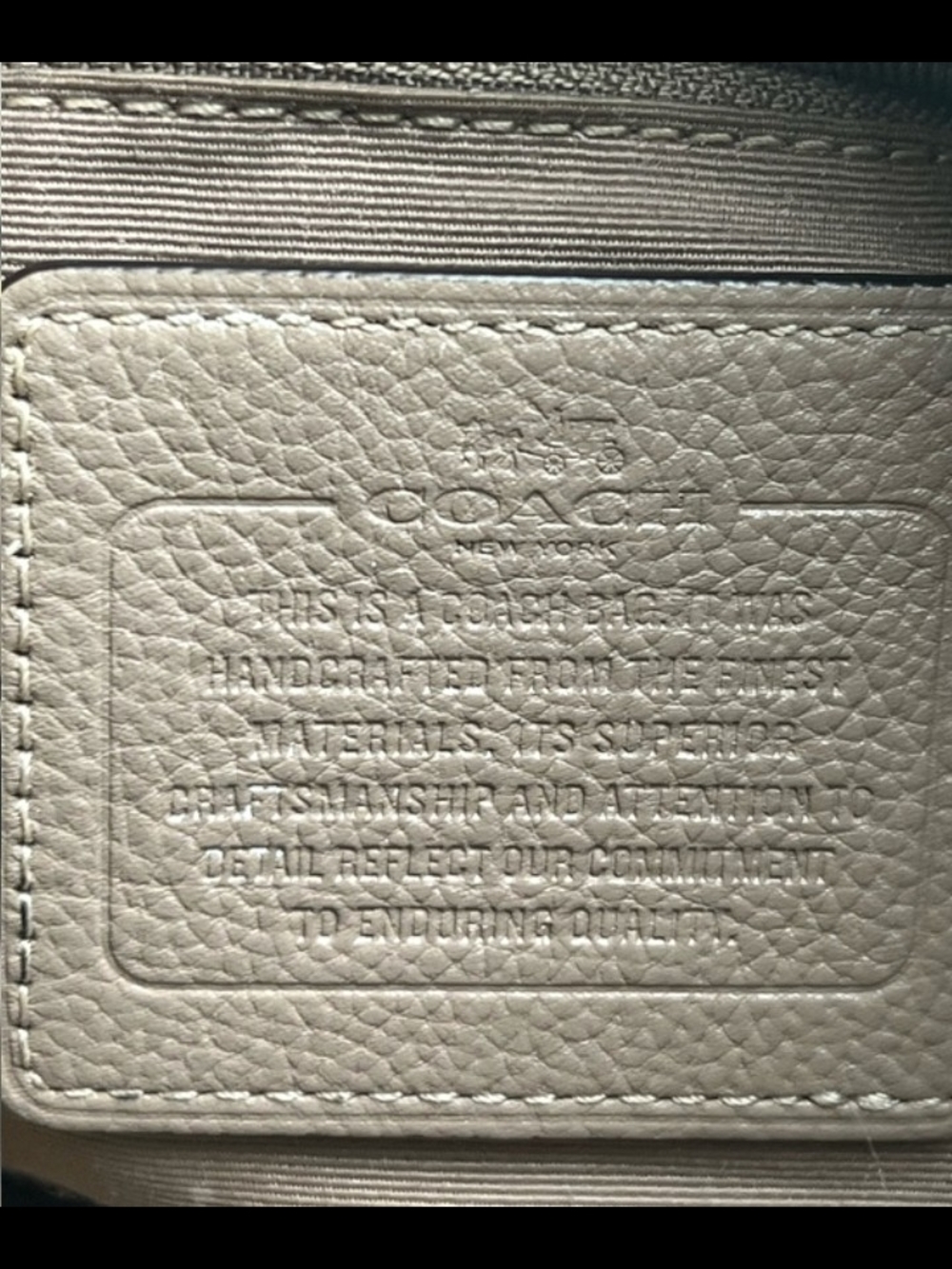 COACH 🐎 Pebbled Leather Light Brown Hobo Shoulder Bag! No Call Outs! - Picture 4 of 7